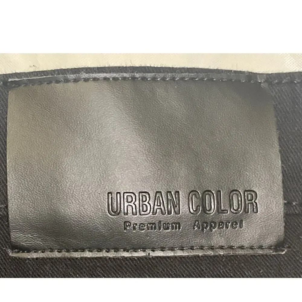 Urban Color Straight Fit Black Jeans - Size 30 x 30 - NEW